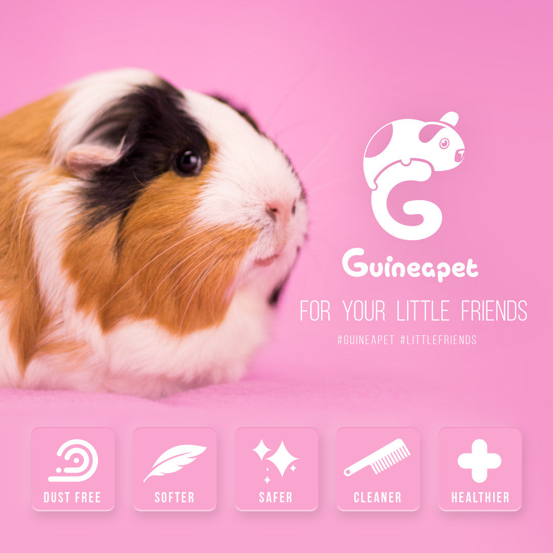 Guineapet for your little friends. Dust-free, softer, safer, cleaner, and healthier bedding solution liners