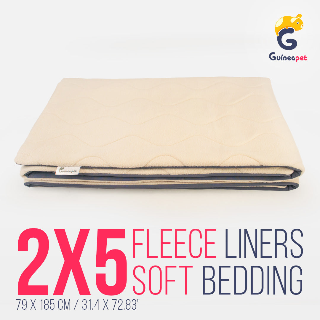 Guineapet fleece liners. Bedding for custom, standard, C&C, and wooden guineapet enclosures-cages. Waterproof, absorbent, easy to clean, dust-free, comfortable, durable, recyclable, soft, safe, and dry high-quality bedding solution for guinea pigs, rabbits, hedgehogs, chinchillas, sugar gliders, and other small pets.